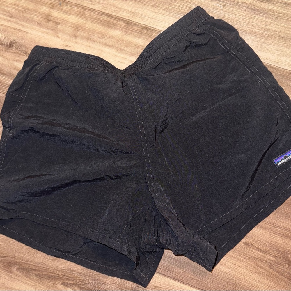 Patagonia Black Women's Athletic Shorts with Elastic Waist